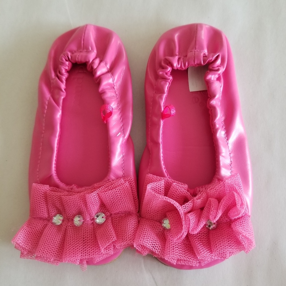 NEW Mud Pie Pink Ballet Slippers 12-18 Month